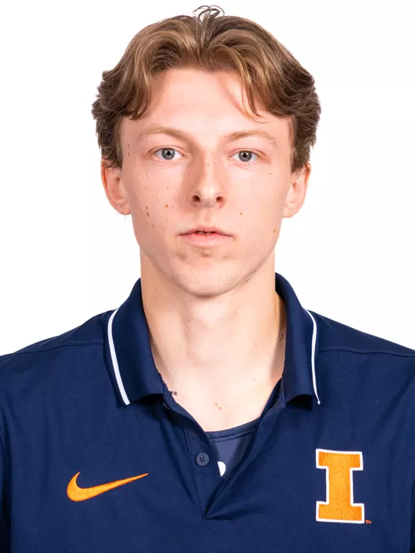 Champaign, IL - October 13, 2024 - Illinois Jumper CJ Shoaf headshot taken during 2024-2025 Track and Field Production Day at Fighting Illini Center for Excellence in Champaign, IL. (Photo By Kevin Snyder/Illinois Athletics)