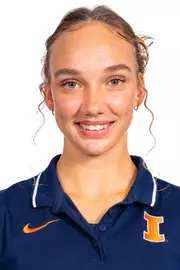 Champaign, IL - October 13, 2024 - Illinois Thrower Darja Sopova headshot taken during 2024-2025 Track and Field Production Day at Fighting Illini Center for Excellence in Champaign, IL. (Photo By Kevin Snyder/Illinois Athletics)