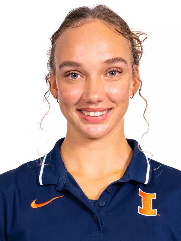 Champaign, IL - October 13, 2024 - Illinois Thrower Darja Sopova headshot taken during 2024-2025 Track and Field Production Day at Fighting Illini Center for Excellence in Champaign, IL. (Photo By Kevin Snyder/Illinois Athletics)