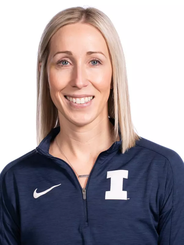 CHAMPAIGN, IL- February 06, 2024 - Illinois Assistant Director of Athletics of Sports Nutrition Brittany Perry headshot taken at the Bielfeldt Athletics Administration Building in Champaign, IL. Photo By Kevin Snyder