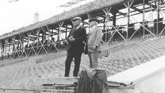 Memorial Stadium: Construction