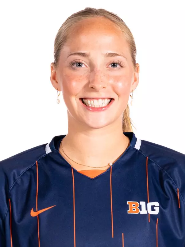 Champaign, IL - July 25, 2024 - Illinois Defender Mya Archibald headshot taken during the 2024 Soccer Production Day at State Farm Center in Champaign, IL. (Photo By Kevin Snyder/Illinois Athletics)