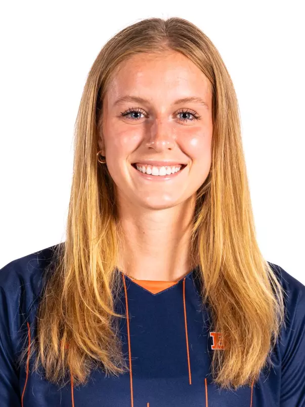 Champaign, IL - July 25, 2024 - Illinois Defender Anessa Arndt headshot taken during the 2024 Soccer Production Day at State Farm Center in Champaign, IL. (Photo By Kevin Snyder/Illinois Athletics)