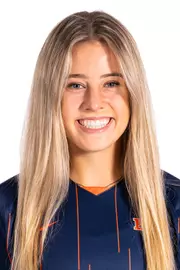 Champaign, IL - July 25, 2024 - Illinois Forward Lindsey DuSatko headshot taken during the 2024 Soccer Production Day at State Farm Center in Champaign, IL. (Photo By Kevin Snyder/Illinois Athletics)