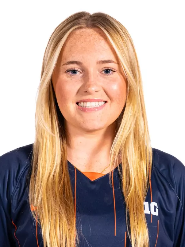 Champaign, IL - July 25, 2024 - Illinois Midfielder Ava LeGault headshot taken during the 2024 Soccer Production Day at State Farm Center in Champaign, IL. (Photo By Kevin Snyder/Illinois Athletics)