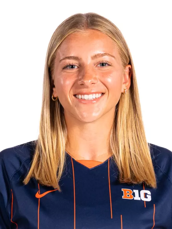 Champaign, IL - July 25, 2024 - Illinois Midfielder Ashley Stellon headshot taken during the 2024 Soccer Production Day at State Farm Center in Champaign, IL. (Photo By Kevin Snyder/Illinois Athletics)