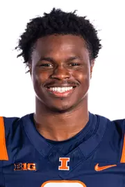 Champaign, IL - August 08, 2024 - Illinois Outside Linebacker Seth Coleman (#9) headshot taken during 2024 Football Headshots at Henry Dale and Betty Smith Football Center in Champaign, IL. (Photo By Kevin Snyder/Illinois Athletics)