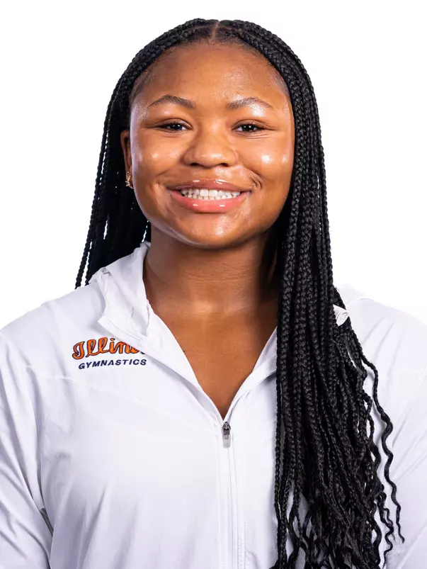 Champaign, IL - August 25, 2024 - Illinois Women's Gymnast Kennedy Brown headshot taken during 2024 Olympic Sports Headshot Day at Bielfeldt Athletics Administration Building in Champaign, IL. (Photo By Kevin Snyder/Illinois Athletics)
