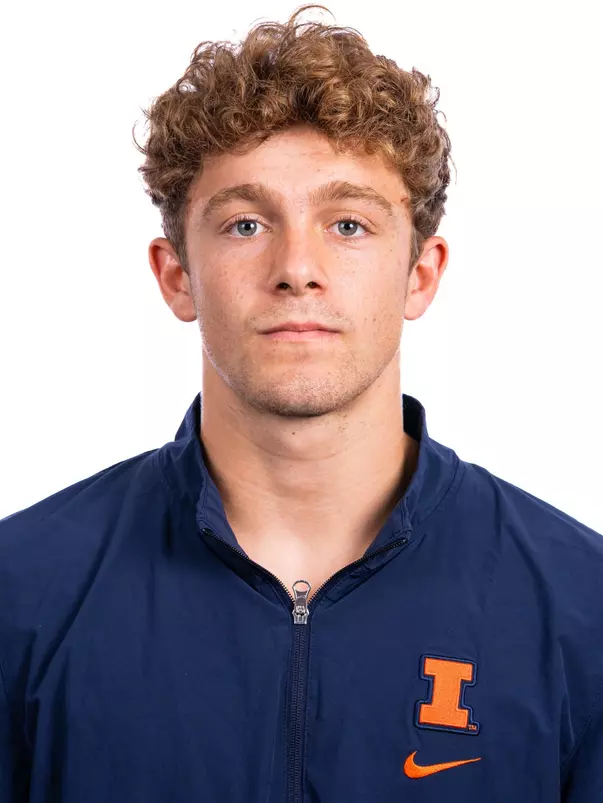 Champaign, IL - August 25, 2024 - Illinois Men's Gymnast Tate Costa headshot taken during 2024 Olympic Sports Headshot Day at Bielfeldt Athletics Administration Building in Champaign, IL. (Photo By Kevin Snyder/Illinois Athletics)