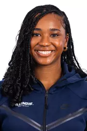 Champaign, IL - August 25, 2024 - Illinois Utility Player Zoie Howard (#40) headshot taken during 2024 Olympic Sports Headshot Day at Bielfeldt Athletics Administration Building in Champaign, IL. (Photo By Kevin Snyder/Illinois Athletics)