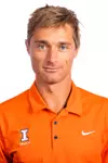 Champaign, IL - August 25, 2024 - Illinois Assistant Coach Tim Kopinski headshot taken during 2024 Olympic Sports Headshot Day at Bielfeldt Athletics Administration Building in Champaign, IL. (Photo By Kevin Snyder/Illinois Athletics)