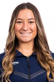 Champaign, IL - August 25, 2024 - Illinois Outfielder Stevie Meade (#24) headshot taken during 2024 Olympic Sports Headshot Day at Bielfeldt Athletics Administration Building in Champaign, IL. (Photo By Kevin Snyder/Illinois Athletics)