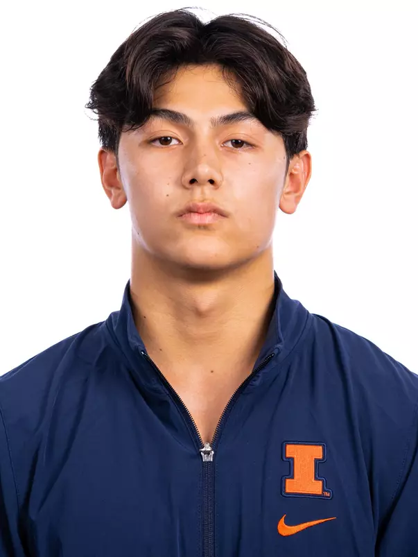 Champaign, IL - August 25, 2024 - Illinois Men's Gymnast Preston Ngai headshot taken during 2024 Olympic Sports Headshot Day at Bielfeldt Athletics Administration Building in Champaign, IL. (Photo By Kevin Snyder/Illinois Athletics)