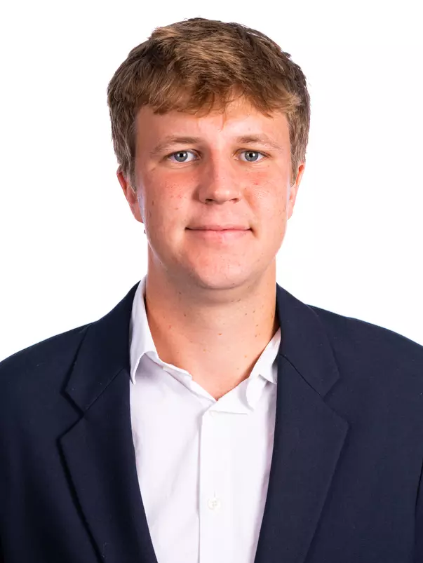 Champaign, IL - August 25, 2024 - Illinois Men's Tennis Player Karlis Ozolins headshot taken during 2024 Olympic Sports Headshot Day at Bielfeldt Athletics Administration Building in Champaign, IL. (Photo By Kevin Snyder/Illinois Athletics)