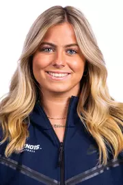 Champaign, IL - August 25, 2024 - Illinois Utility Player Chaney Peters (#14) headshot taken during 2024 Olympic Sports Headshot Day at Bielfeldt Athletics Administration Building in Champaign, IL. (Photo By Kevin Snyder/Illinois Athletics)