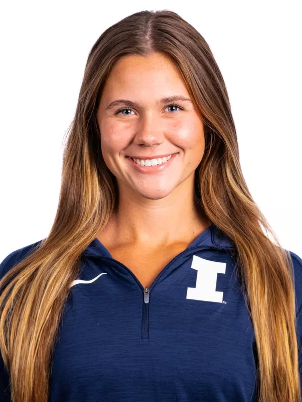 Champaign, IL - August 25, 2024 - Illinois Women's Tennis Player McKenna Schaefbauer headshot taken during 2024 Olympic Sports Headshot Day at Bielfeldt Athletics Administration Building in Champaign, IL. (Photo By Kevin Snyder/Illinois Athletics)