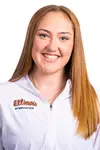 Champaign, IL - August 25, 2024 - Illinois Team Manager Mia Scott headshot taken during 2024 Olympic Sports Headshot Day at Bielfeldt Athletics Administration Building in Champaign, IL. (Photo By Kevin Snyder/Illinois Athletics)