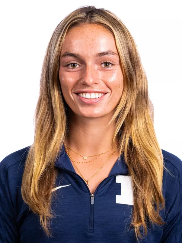 Champaign, IL - August 25, 2024 - Illinois Women's Tennis Player Rosie Seccia headshot taken during 2024 Olympic Sports Headshot Day at Bielfeldt Athletics Administration Building in Champaign, IL. (Photo By Kevin Snyder/Illinois Athletics)