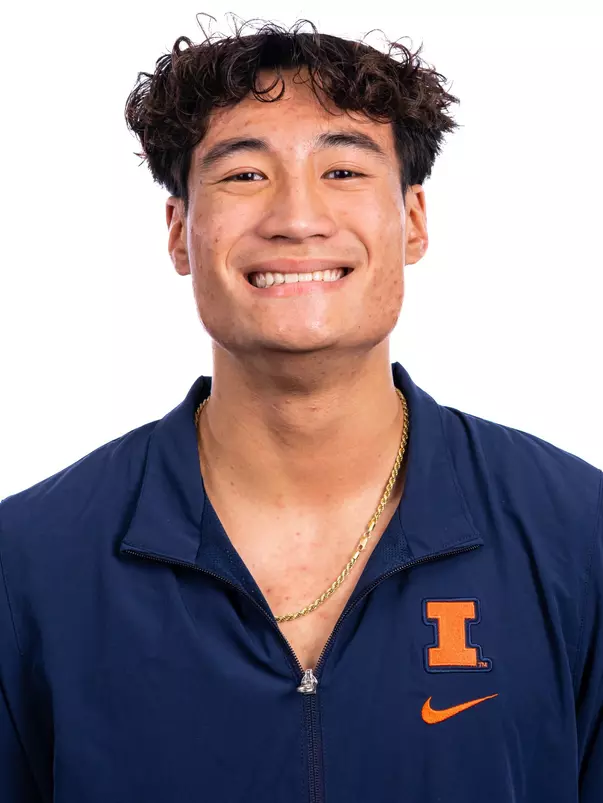 Champaign, IL - August 25, 2024 - Illinois Men's Gymnast Ryan Vanichtheeranont headshot taken during 2024 Olympic Sports Headshot Day at Bielfeldt Athletics Administration Building in Champaign, IL. (Photo By Kevin Snyder/Illinois Athletics)