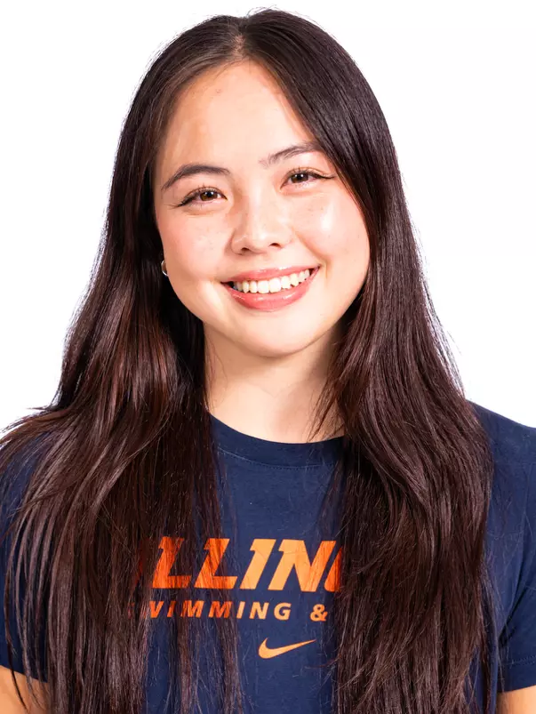 Champaign, Il - September 02, 2024 - Illinois Diver Carlie Rose headshot taken during 2024-2025 Swim and Dive Production Day at Fighting Illini Center for Excellence in Champaign, Il. (Photo By Kevin Snyder/Illinois Athletics)