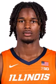 Champaign, IL - September 16, 2024 - Illinois Forward Morez Johnson Jr. (#21) headshot taken during 2024-2025 Men's Basketball Production Day at Ubben Basketball Complex in Champaign, IL. (Photo By Kevin Snyder/Illinois Athletics)