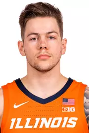 Champaign, IL - September 16, 2024 - Illinois Guard Keaton Kutcher (#24) headshot taken during 2024-2025 Men's Basketball Production Day at Ubben Basketball Complex in Champaign, IL. (Photo By Kevin Snyder/Illinois Athletics)