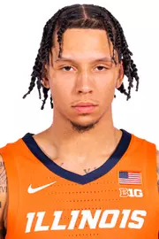 Champaign, IL - September 16, 2024 - Illinois Guard Tre White (#22) headshot taken during 2024-2025 Men's Basketball Production Day at Ubben Basketball Complex in Champaign, IL. (Photo By Kevin Snyder/Illinois Athletics)