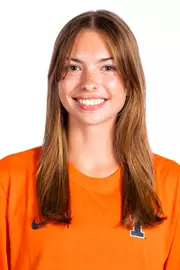 Champaign, IL - August 23, 2024 - Illinois Distance Runner Sydney Sokel headshot taken during 2024 Cross Country Production Day at Demirjian Park in Champaign, IL. (Photo By Kevin Snyder/Illinois Athletics)