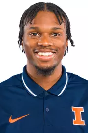 Champaign, IL - January 14, 2025 - Illinois Jumper Ji'eem Bullock headshot taken during Track & Field Headshots at Bielfeldt Athletic Administration Building in Champaign, IL. (Photo By Kevin Snyder/Illinois Athletics)