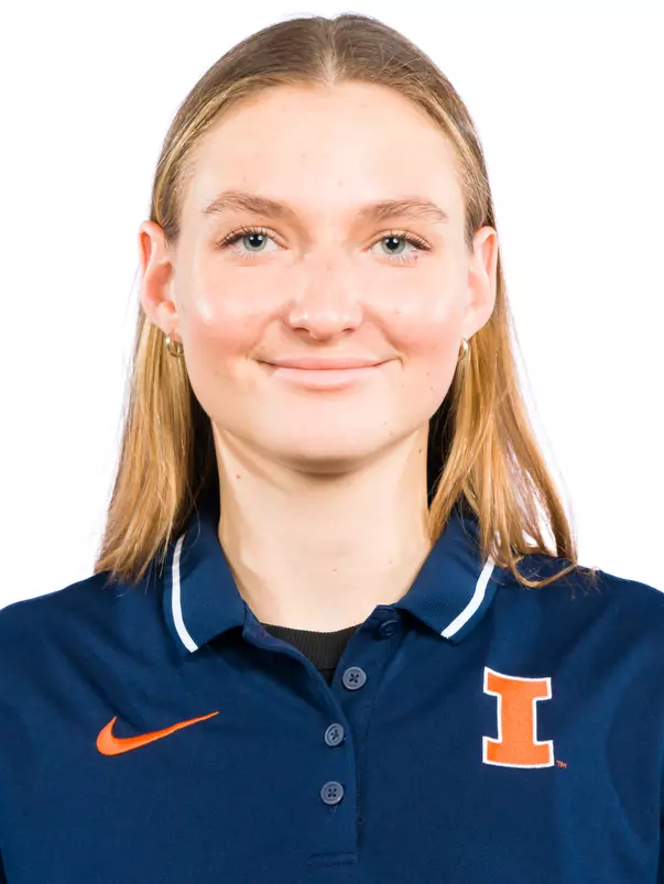 Champaign, IL - January 14, 2025 - Illinois Heptathlon Athlete Eliza Kraule headshot taken during Track & Field Headshots at Bielfeldt Athletic Administration Building in Champaign, IL. (Photo By Kevin Snyder/Illinois Athletics)