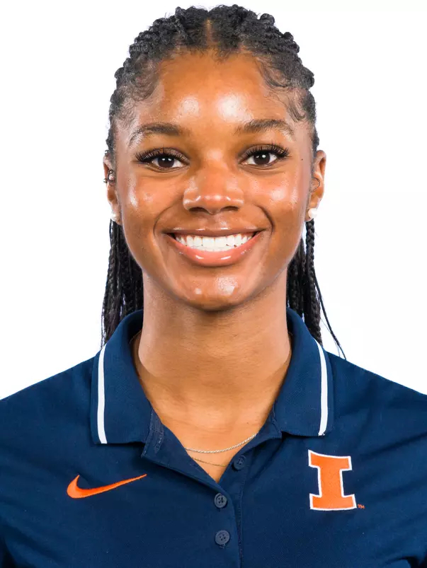 Champaign, IL - January 14, 2025 - Illinois Jumper Morgan Smalls headshot taken during Track & Field Headshots at Bielfeldt Athletic Administration Building in Champaign, IL. (Photo By Kevin Snyder/Illinois Athletics)