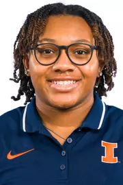 Champaign, IL - January 14, 2025 - Illinois Thrower Abria Smith headshot taken during Track & Field Headshots at Bielfeldt Athletic Administration Building in Champaign, IL. (Photo By Kevin Snyder/Illinois Athletics)