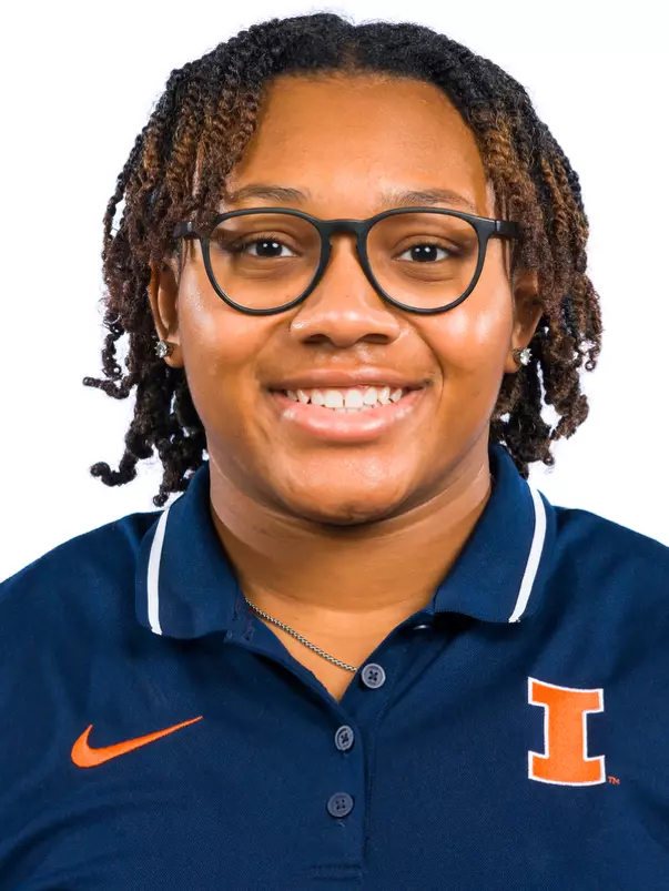 Champaign, IL - January 14, 2025 - Illinois Thrower Abria Smith headshot taken during Track & Field Headshots at Bielfeldt Athletic Administration Building in Champaign, IL. (Photo By Kevin Snyder/Illinois Athletics)