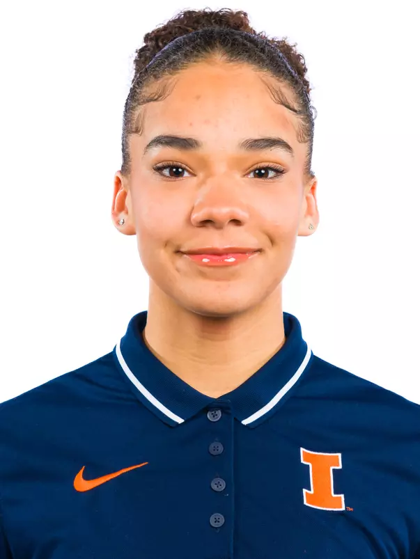 Champaign, IL - January 14, 2025 - Illinois Heptathlon Athlete Melissa Wullschleger headshot taken during Track & Field Headshots at Bielfeldt Athletic Administration Building in Champaign, IL. (Photo By Kevin Snyder/Illinois Athletics)