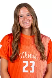 July 22, 2026 - Headshot for Ashlyn Adams (#23) - Champaign, IL. Photo by Ashley Ray/Fighting Illini