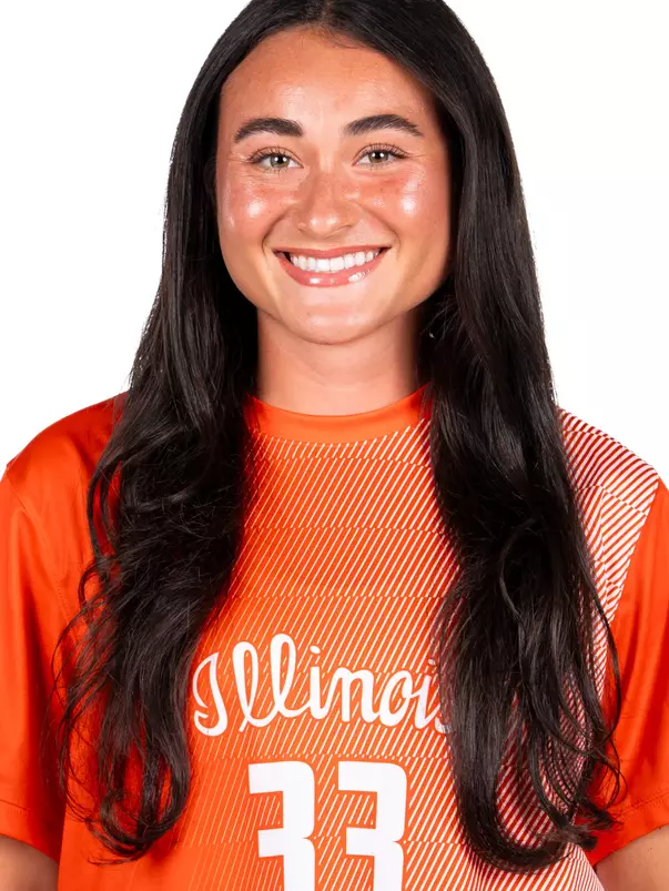 July 22, 2026 - Headshot for Ava Arengo (#33) - Champaign, IL. Photo by Ashley Ray/Fighting Illini