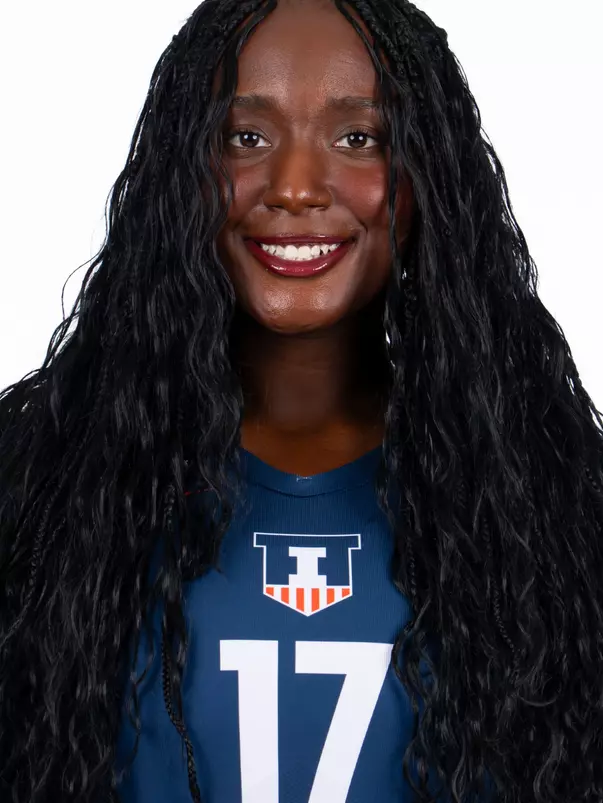 July 29, 2026 - Headshot for Vivian Campbell (#17) - Champaign, IL. Photo by Ashley Ray/Fighting Illini