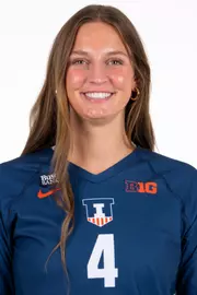 July 29, 2026 - Headshot for Paityn Chapman (#4) - Champaign, IL. Photo by Ashley Ray/Fighting Illini