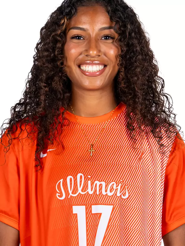July 22, 2026 - Headshot for Gabriella Garcia-Terrell (#17) - Champaign, IL. Photo by Ashley Ray/Fighting Illini