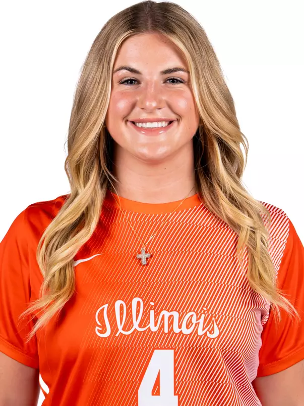 July 22, 2026 - Headshot for Mia Gildea (#4) - Champaign, IL. Photo by Ashley Ray/Fighting Illini