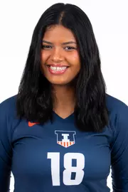 July 29, 2026 - Headshot for Talita Goncalves (#18) - Champaign, IL. Photo by Ashley Ray/Fighting Illini
