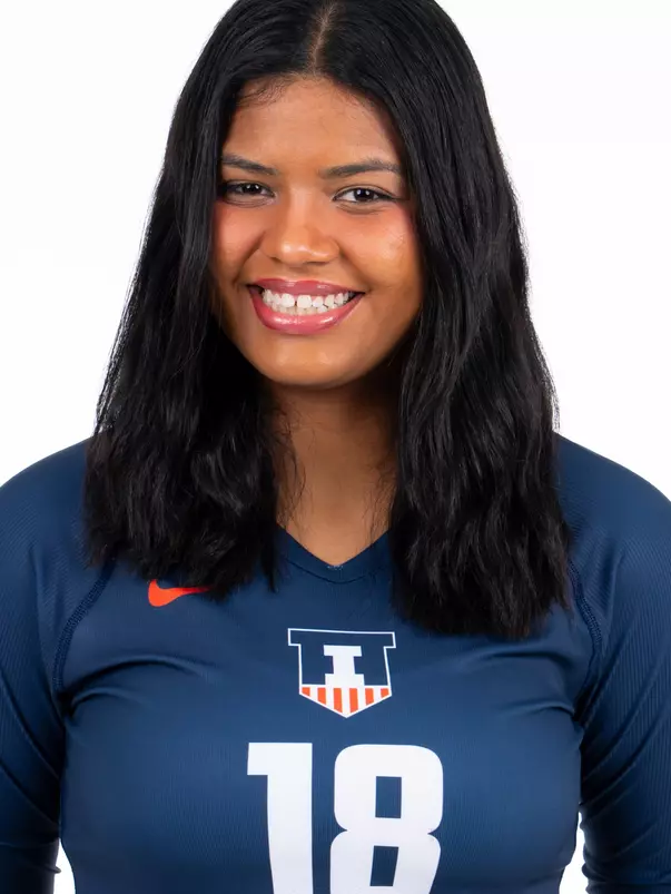 July 29, 2026 - Headshot for Talita Goncalves (#18) - Champaign, IL. Photo by Ashley Ray/Fighting Illini