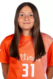 July 22, 2026 - Headshot for Perla Guzmán (#31) - Champaign, IL. Photo by Ashley Ray/Fighting Illini