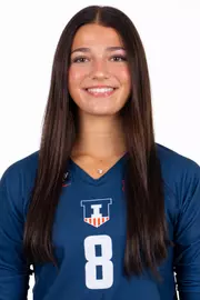 July 29, 2026 - Headshot for Maya Harris (#8) - Champaign, IL. Photo by Ashley Ray/Fighting Illini