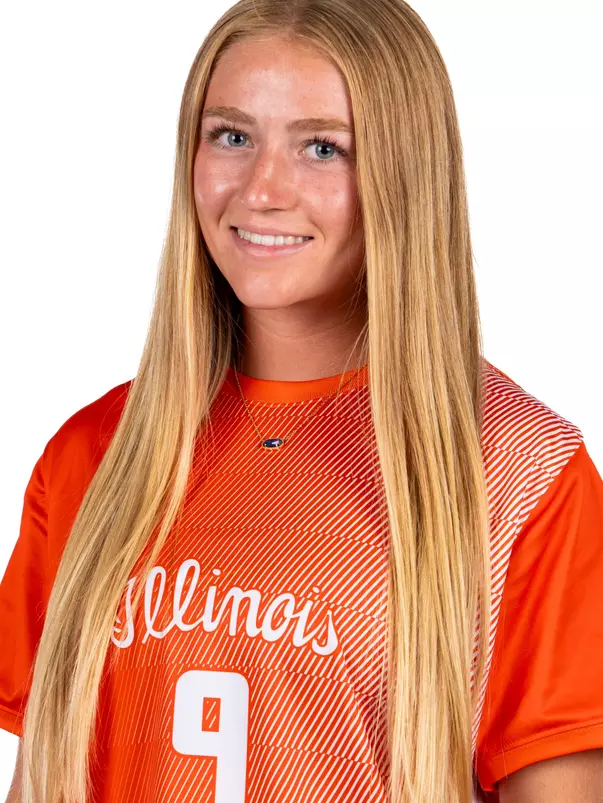 July 22, 2026 - Headshot for Presli Houk (#9) - Champaign, IL. Photo by Ashley Ray/Fighting Illini