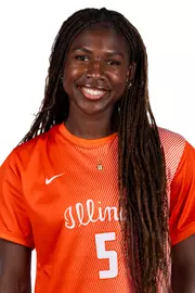 July 22, 2026 - Headshot for Cayla Jackson (#5) - Champaign, IL. Photo by Ashley Ray/Fighting Illini