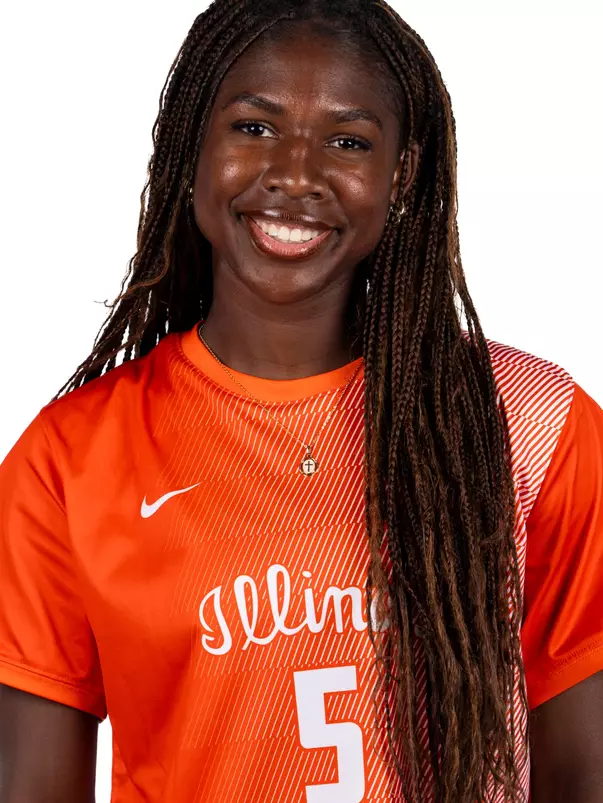 July 22, 2026 - Headshot for Cayla Jackson (#5) - Champaign, IL. Photo by Ashley Ray/Fighting Illini