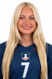 July 29, 2026 - Headshot for Kenna Phelan (#7) - Champaign, IL. Photo by Ashley Ray/Fighting Illini