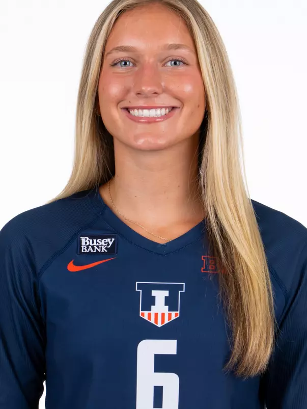 July 29, 2026 - Headshot for Gabriella Pitcel (#6) - Champaign, IL. Photo by Ashley Ray/Fighting Illini
