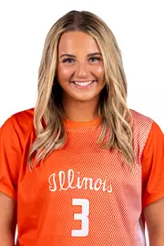 July 22, 2026 - Headshot for Lauren Seppi (#3) - Champaign, IL. Photo by Ashley Ray/Fighting Illini